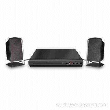Full Function DVD Player with 2CH Mini Speaker and PAL/NTSC/Automatic, TV System